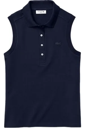 Lacoste Donna, Top, Blu, S, new