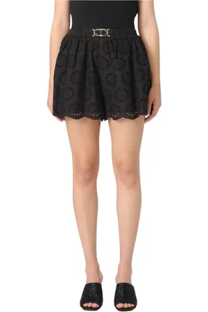 Twin-Set Donna, Pantaloncini, Nero, 2Xs, new