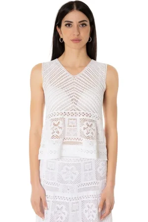 D.EXTERIOR Donna, Top, Bianco, S, new