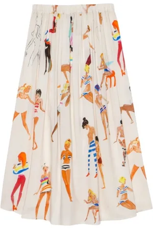G.KERO Donna, Gonne, Bianco, M, new
