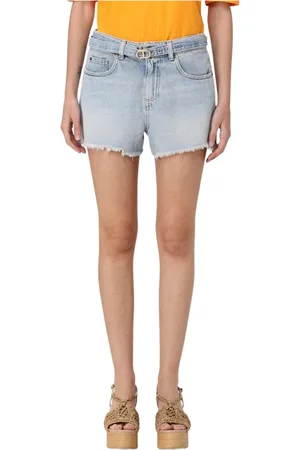 Twin-Set Donna, Pantaloncini, Blu, W28, new