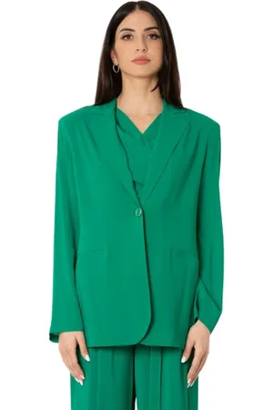 SIMONA CORSELLINI Donna, Giacche, Verde, M, new
