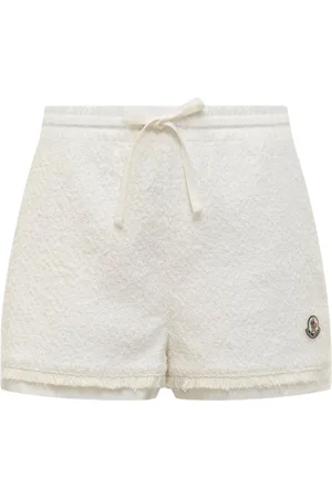 Moncler Donna, Pantaloncini, Bianco, S, new