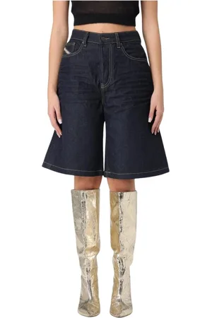 Diesel Donna, Pantaloncini, Blu, W26, new