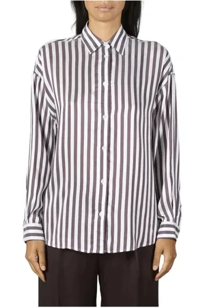 CRUNA Donna, Camicette , Marrone, M, new