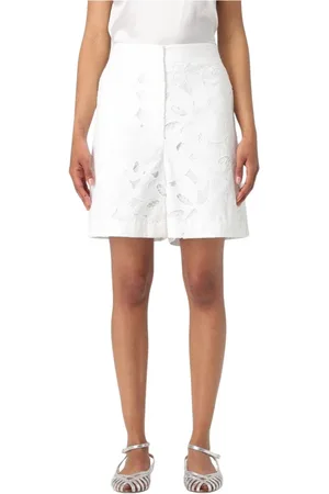 HUGO BOSS Donna, Pantaloncini, Bianco, S, new