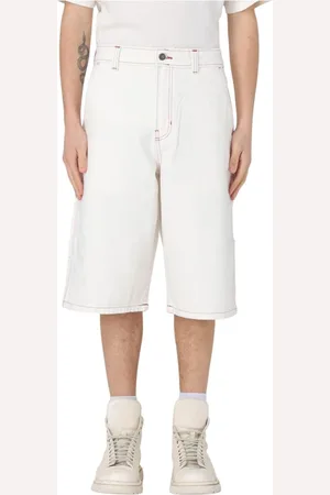 Dickies Uomo, Pantaloncini, Bianco, W30, new