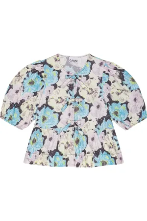 Ganni Donna, Camicette , Multicolore, M, new