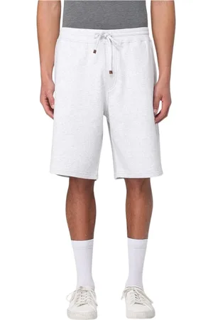 Brunello Cucinelli Uomo, Pantaloncini, Grigio, 2Xl, new