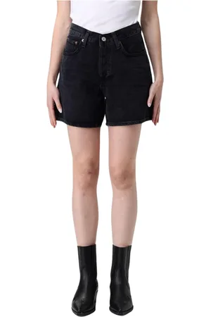AGOLDE Donna, Pantaloncini, Nero, W24, new