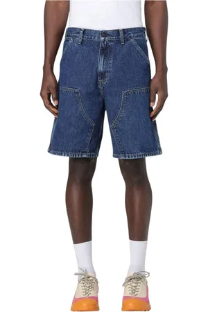 Carhartt Uomo, Pantaloncini, Blu, W31, new