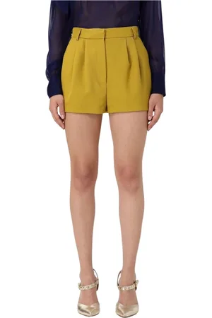 Elisabetta Franchi Donna, Pantaloncini, Giallo, M, new