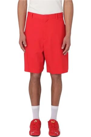 Msgm Uomo, Pantaloncini, Rosso, M, new