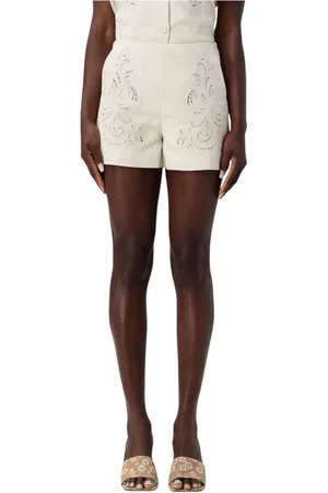 Twin-Set Donna, Pantaloncini, Bianco, M, new
