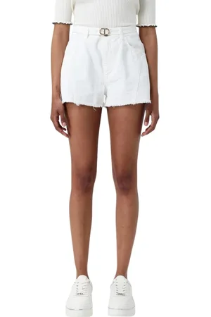 Twin-Set Donna, Pantaloncini, Bianco, W27, new