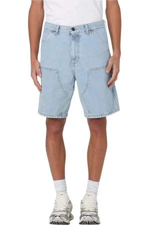 Carhartt Uomo, Pantaloncini, Blu, W34, new