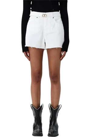 Twin-Set Donna, Pantaloncini, Bianco, W26, new