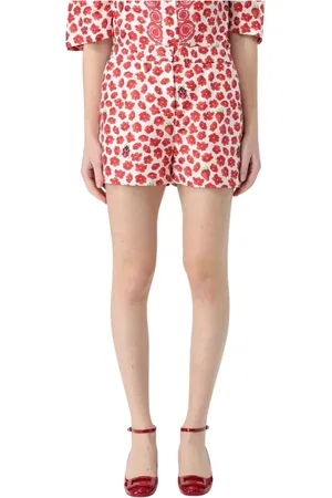 VERSACE Donna, Pantaloncini, Rosso, XS, new