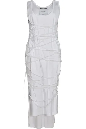 Moschino Donna, Abiti, Bianco, M, new