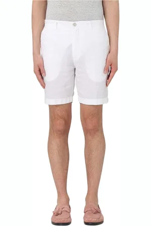 120% Lino Uomo, Pantaloncini, Bianco, 7Xl, new