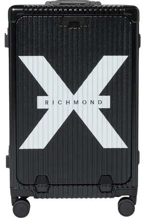 John Richmond Unisex, Suitcases, Nero, Taglia unica, new