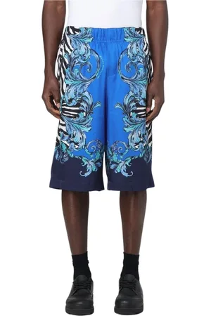 VERSACE Uomo, Pantaloncini, Multicolore, XL, new