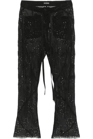 ANN DEMEULEMEESTER Donna, Pantaloni, Nero, S, new