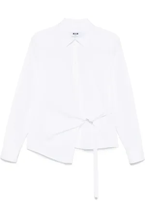Msgm Donna, Camicette , Bianco, M, new