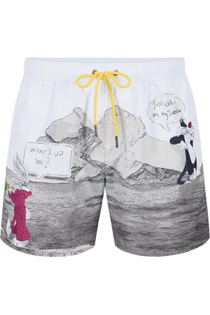 Iceberg Uomo, Costumi da bagno, Bianco, XL, new