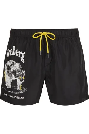 Iceberg Uomo, Costumi da bagno, Nero, XL, new