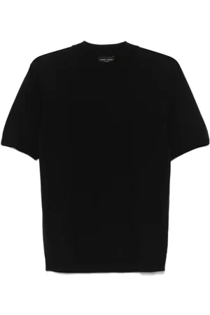 Roberto Collina Uomo, Maglie, Nero, 2Xl, new