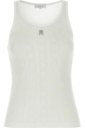 Paco rabanne Donna, Top, Bianco, XS, new