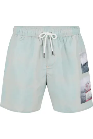 Iceberg Uomo, Costumi da bagno, Verde, M, new