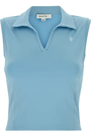 Sporty & Rich Donna, Top, Blu, M, new