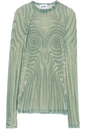 Jean Paul Gaultier Donna, Maglie, Verde, M, new