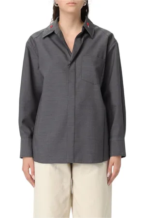 Bottega Veneta Donna, Camicette , Grigio, S, new