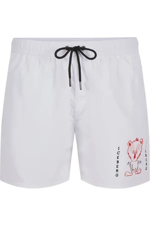 Iceberg Uomo, Costumi da bagno, Bianco, 2Xl, new