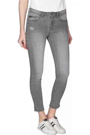 YES ZEE BY ESSENZA Donna, Jeans, Grigio, W30, new