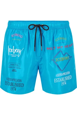 Iceberg Uomo, Costumi da bagno, Blu, M, new