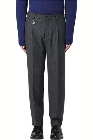 Manuel Ritz Uomo, Pantaloni, Grigio, M, new