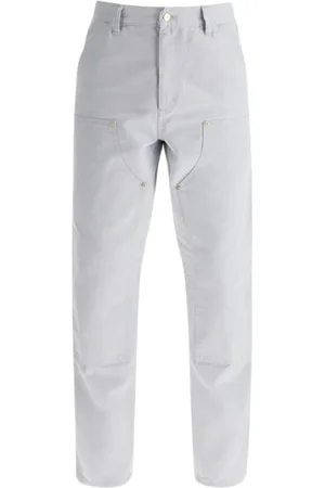 Carhartt Uomo, Pantaloni, Grigio, W32, new