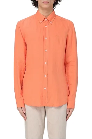 HUGO BOSS Uomo, Magliette, Arancione, XS, new
