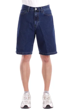 Carhartt Uomo, Pantaloncini, Blu, W32, new