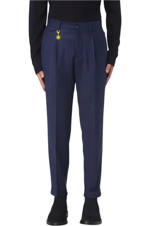 Manuel Ritz Uomo, Pantaloni, Blu, S, new