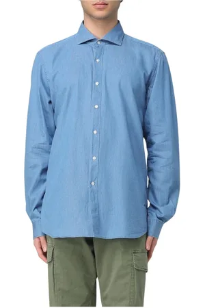 FAY Uomo, Magliette, Blu, L, new
