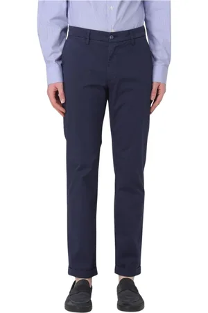 RE-HASH Uomo, Pantaloni, Blu, W33, new