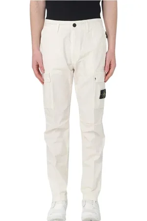 Stone Island Uomo, Pantaloni, Bianco, W34, new