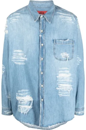 424 FAIRFAX Uomo, Magliette, Blu, L, new