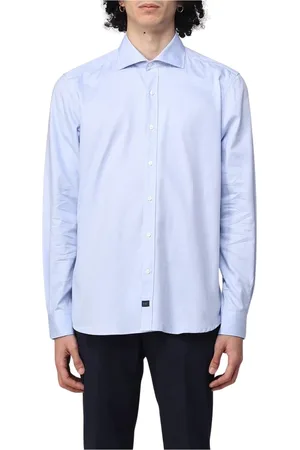 FAY Uomo, Magliette, Blu, L, new