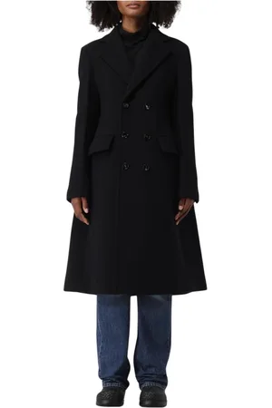 Bottega Veneta Donna, Cappotti, Nero, 2Xs, new
